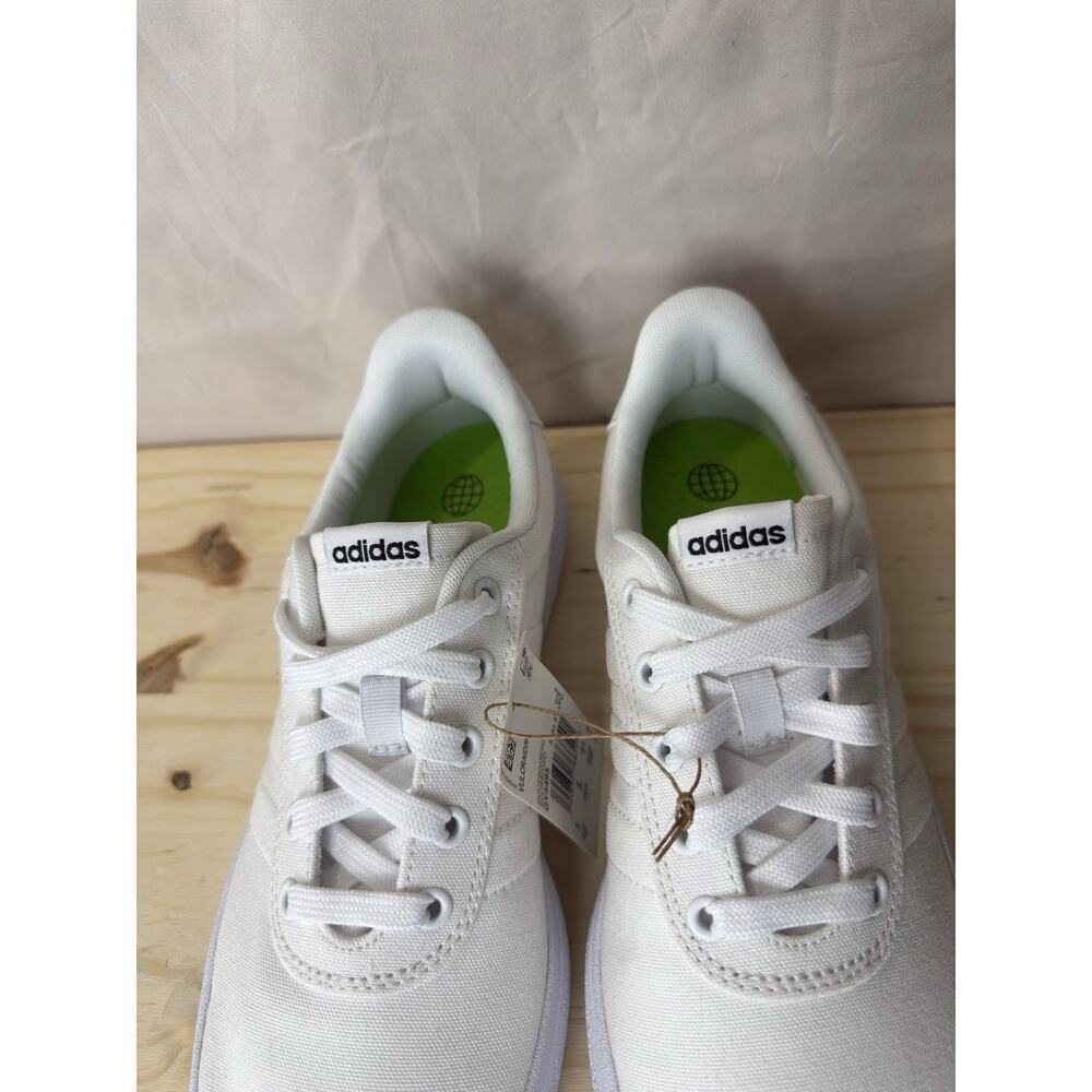 New Adidas Mens Vulc Raid3r GY5495 White Casual Shoes Sneakers Size US 8.5 EU 42 - Picture 6 of 11